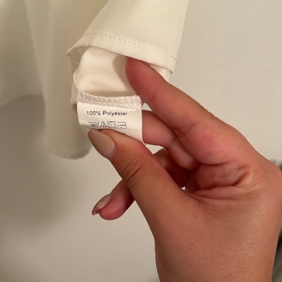 Shein Curve White Tank Top - Picture 5 of 5